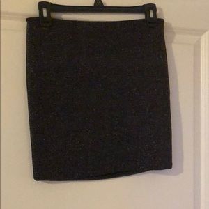 Forever 21 black sparkly mini skirt